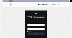 Desktop Screenshot of correspondencia.ypfb.gob.bo